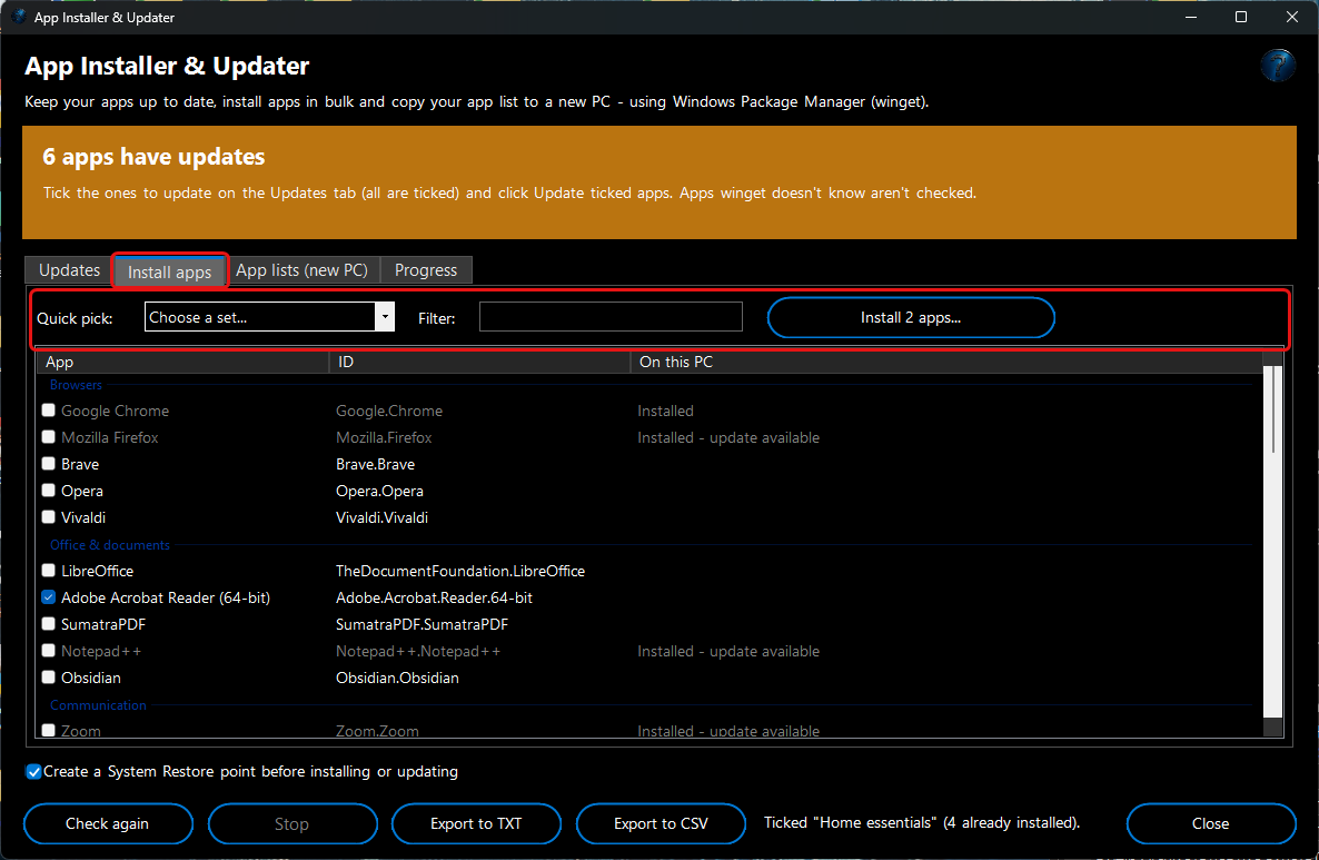 App Installer & Updater - install apps in bulk