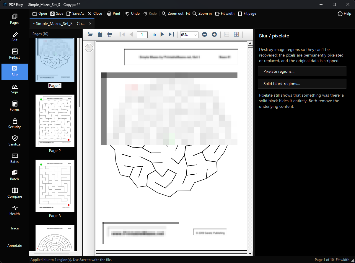 FW Admin Tech Tool Pro - PDF Easy redaction library